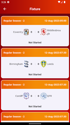 Championship Of EN Football Screen 2