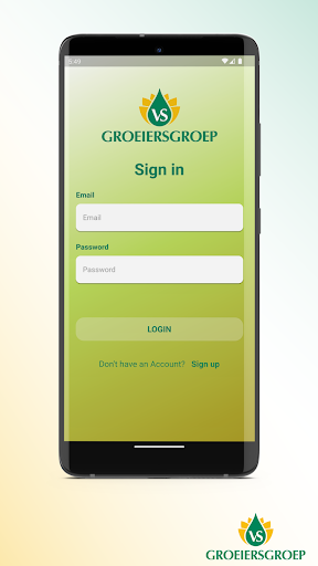 Android application VS Groeiersgroep screenshort