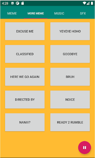 Fun Meme Soundboard Screen 2