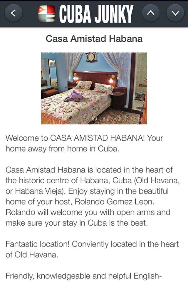 Android application Cuba Casa Directory screenshort