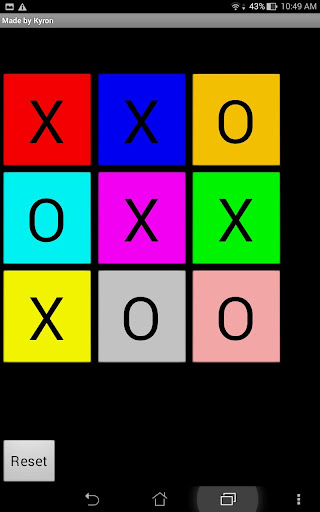 TicTacToe Screen 2
