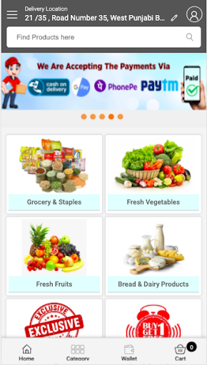 Android application Jharkhand Grocery screenshort