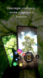 Captura 3 Fondos de pantalla con árboles android