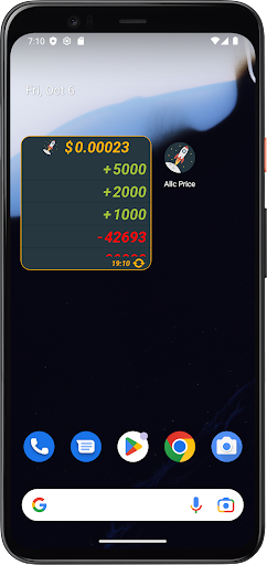Allc Price Widget Screen 2