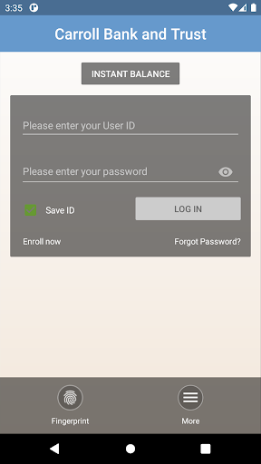 CB&T Mobile Screen 2