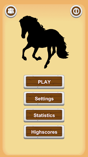 Android application Horse Quiz screenshort