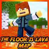 The floor is LAVA Map Challenge for MCPE icon