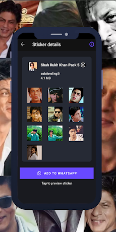 Shah Rukh Khan GIF WAStickerのおすすめ画像3