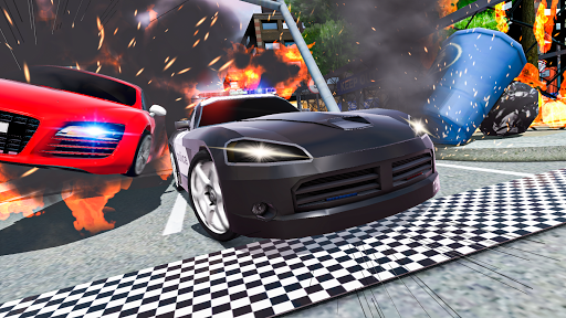 Derby Police Car Arena Stunt: Gangster Fight Game  screenshots 1