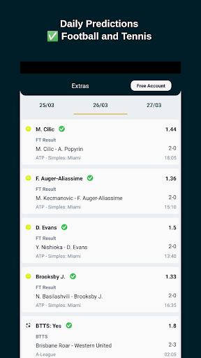 Super Tips+: Daily Predictions Screen 2