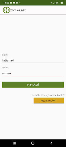 Zoznámenie zomka.net Screenshot 2 - AppWisp.com