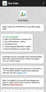 Chat Stats for WhatsApp Screenshot