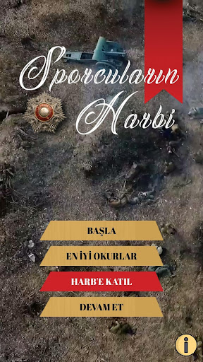 Android application Sporcuların Harbi screenshort
