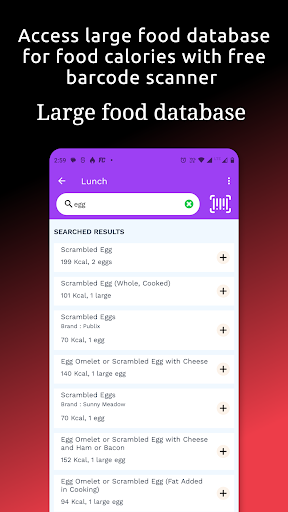 Screenshot of Meal & Diet Planner App