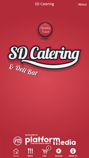 Android application SD Catering screenshort