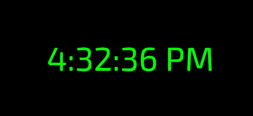The Only Clock Screen 2