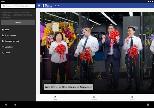 UNITED MACHINING Intranet