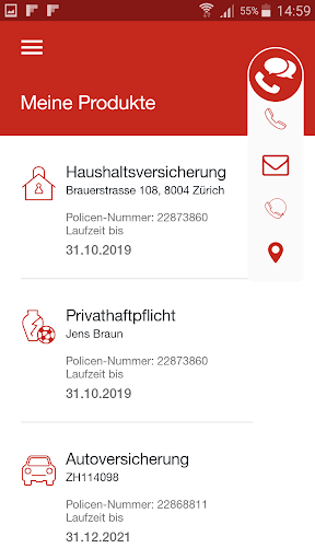 MyGenerali Screen 3