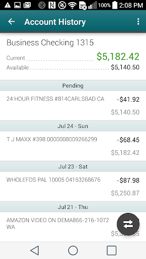 IAA Credit Union Mobile Screen 2