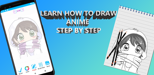 Android application Anime Drawing App Step By Step screenshort