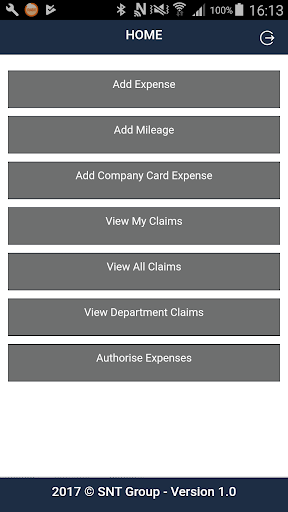 SNT Expenses Screen 2