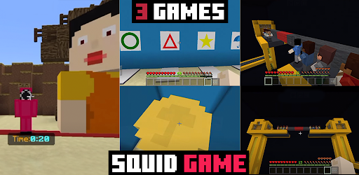 Squid game map for mcpe cover