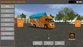 screenshot of IDBS Indonesia Truck Simulator