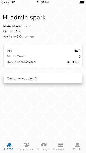 Spark Possibilities Field App Screen 3