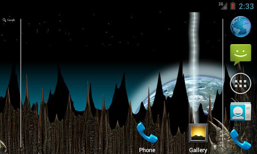 Android application Alien Planet LWP screenshort