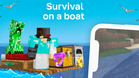 Raft Survival Map Mod