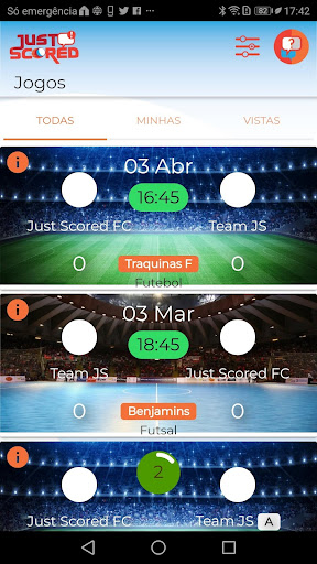 Just Scored Screen 3