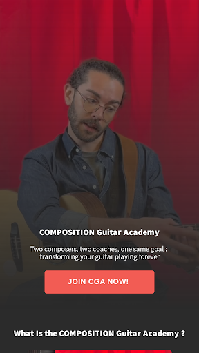 Android application COMPOSITION Guitar Academy screenshort