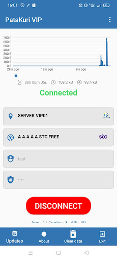 Vista previa de la aplicación