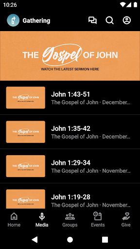 Gathering Church Fort Walton Screen 2