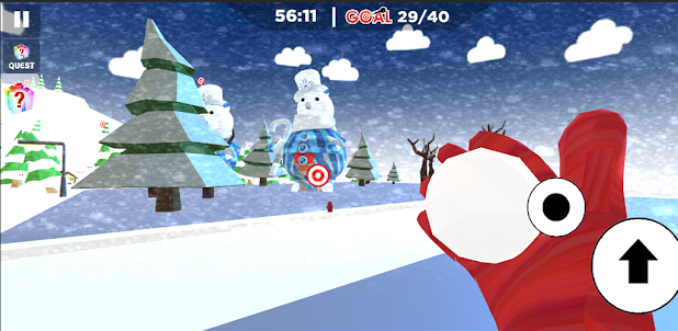 Snow ball simulator 3D game