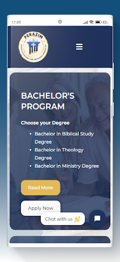 PERAZIM Chaplaincy & Seminary Screen 2