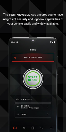 Android application FARINGWELL screenshort