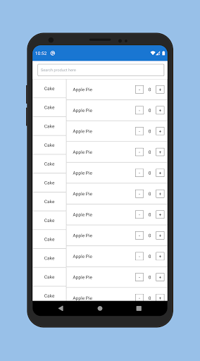 nCafe Order (Demo) Screen 2