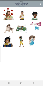 Screenshot 7 Disney Stickers: Mundo Extraño android