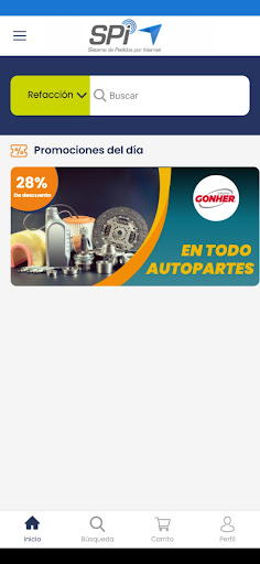 Android application SPi Clientes screenshort