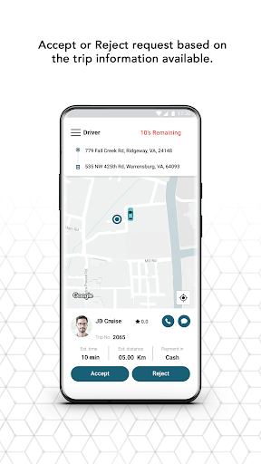Android application HCA-Go Driver screenshort