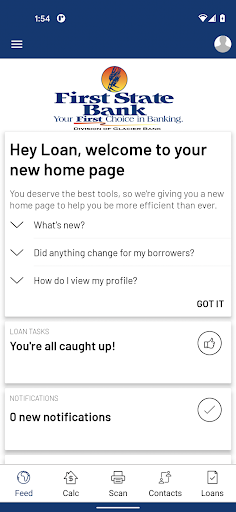 Android application First State Bank WY Mortgage screenshort
