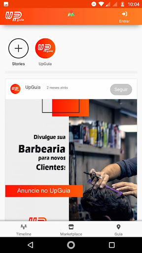 Android application UpGuia screenshort