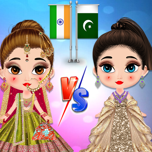 Doll dress up and makeup Game logo