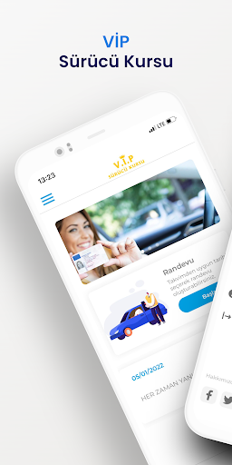 Android application VİP Sürücü Kursu screenshort