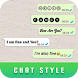 Fancy font style for whatzup - Androidアプリ