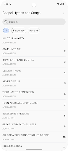 DCLM Gospel Hymns and Songs