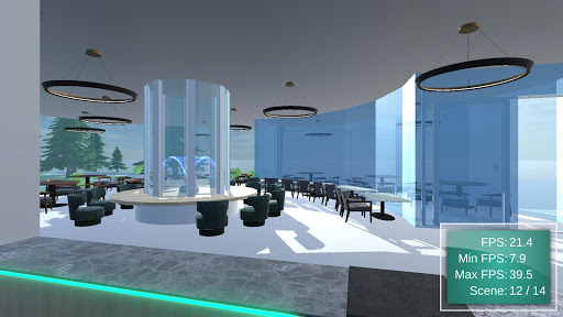 3D Benchmark - Luxury Cafe Screen 2