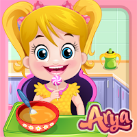 Baby Arya in Kitchen