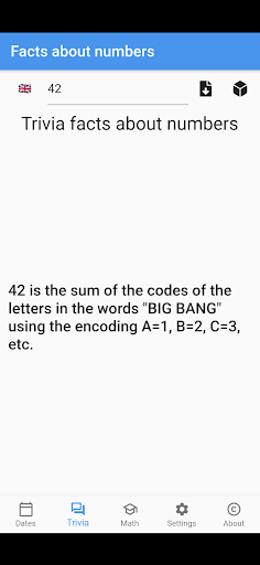 Facts about numbers Screen 2